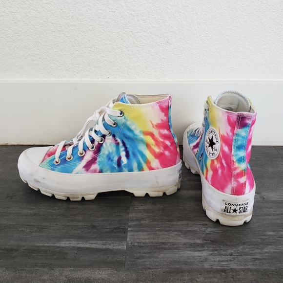 Colorful Converse High Top Sneaks - Picture 3 of 3